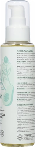 Honest® Organic Fragrance Free Body Oil Perspective: right