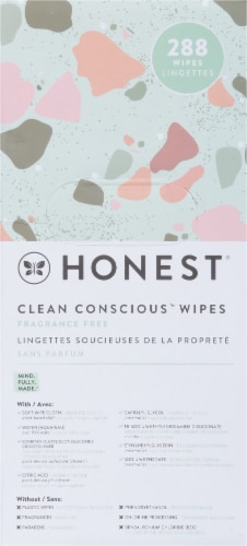 Honest Fragrance Free Baby Wipes Perspective: right