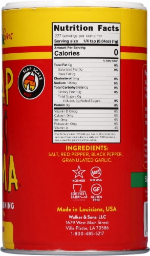 Slap Ya Mama® Hot Blend Cajun Seasonimg Perspective: right