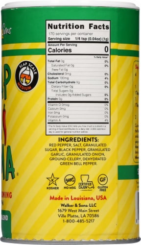 Slap Ya Mama® Cajun Blend Low Sodium Seasoning Perspective: right