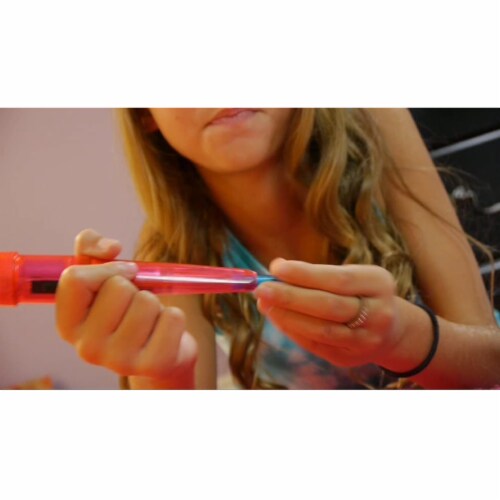 Dizzy Gels: Battery Operated Fun Vibrating Gel Pens - Pink Perspective: right