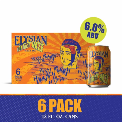 Elysian Brewing Contact Haze Hazy IPA Perspective: right