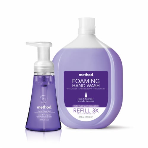 METHOD Foaming Hand Soap French Lavender Perspective: right
