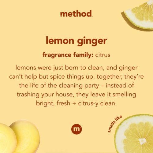 Method® Squirt + Mop Lemon Ginger Hard Floor Cleaner Perspective: right