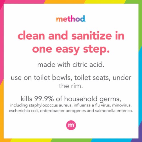 METHOD Antibacterial Toilet Bowl Cleaner Spearmint Perspective: right