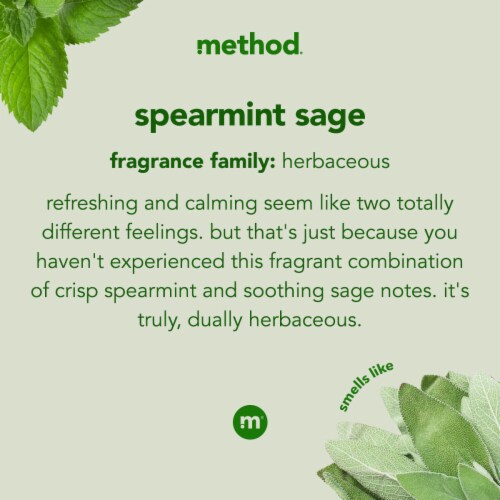 METHOD Squirt + Mop Hard Floor Cleaner Spearmint Sage Perspective: right