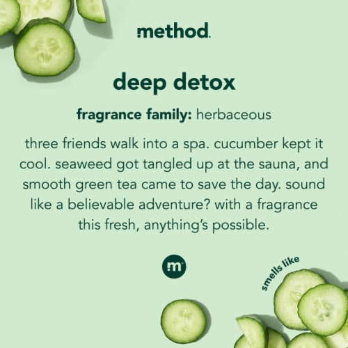 Method Deep Detox Body Wash Perspective: right