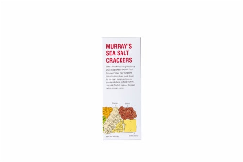 Murray's Sea Salt Crackers Perspective: right