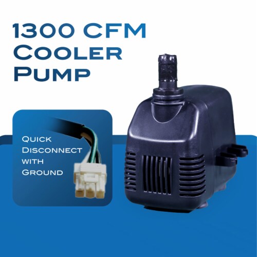HESSAIRE 1300 CFM Submersible 65 GPH Water Pump Replacement with 3 Pin