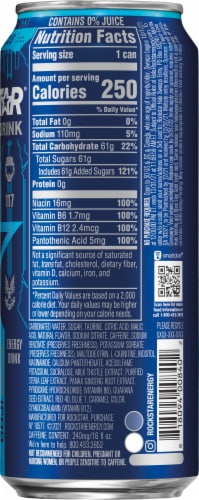 Rockstar Blackberry Goji Energy Drink Perspective: right