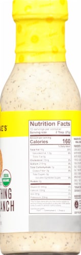 Tessemae's Organic Everything Bagel Ranch Dressing Perspective: right