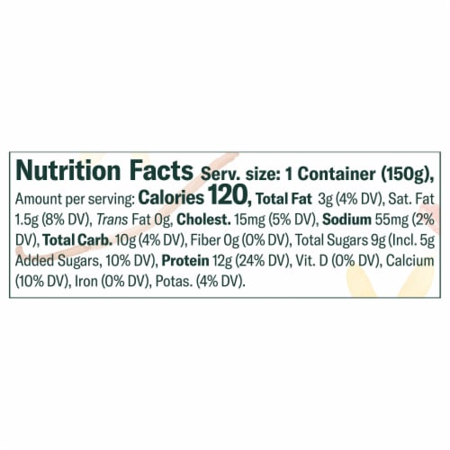 Chobani® Madagascar Vanilla Cinnamon Less Sugar Low Fat Greek Yogurt Cup Perspective: right