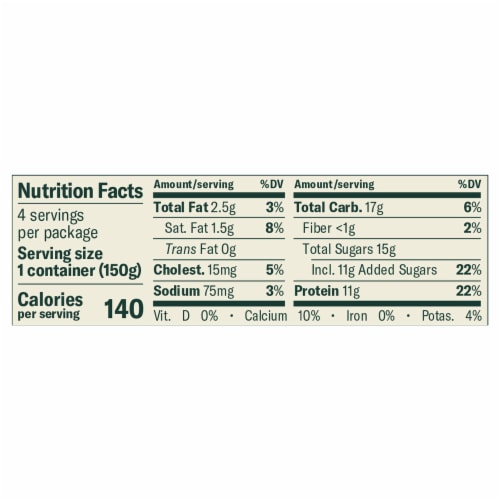 Chobani® Key Lime Low Fat Greek Yogurt Cups Perspective: right