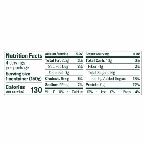 Chobani® Strawberry Banana on the Bottom Low Fat Greek Yogurt Cups Perspective: right