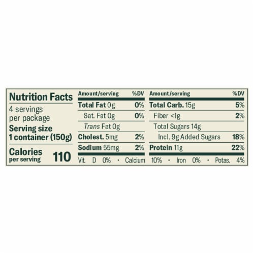 Chobani® Strawberry on the Bottom Nonfat Greek Yogurt Cups Perspective: right