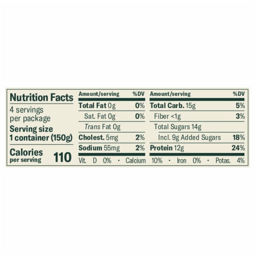 Chobani® Blueberry on the Bottom Nonfat Greek Yogurt Cups Perspective: right