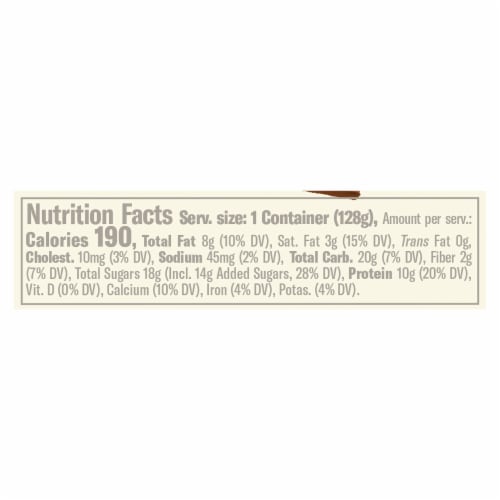 Chobani® Flip® Low-Fat Chocolate Haze Craze™ Hazelnut Greek Yogurt Perspective: right