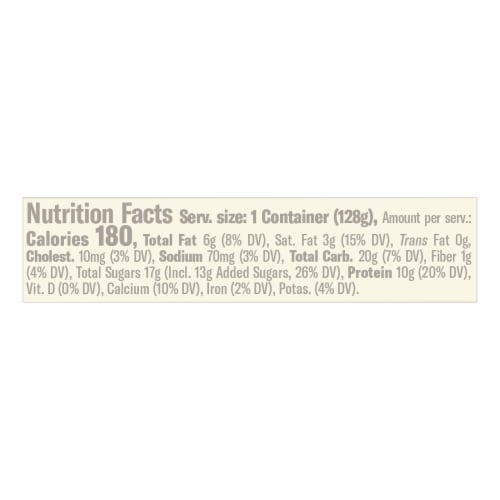 Chobani® Flip® Low-Fat Peanut Butter Dream™ Chocolate Greek Yogurt Perspective: right
