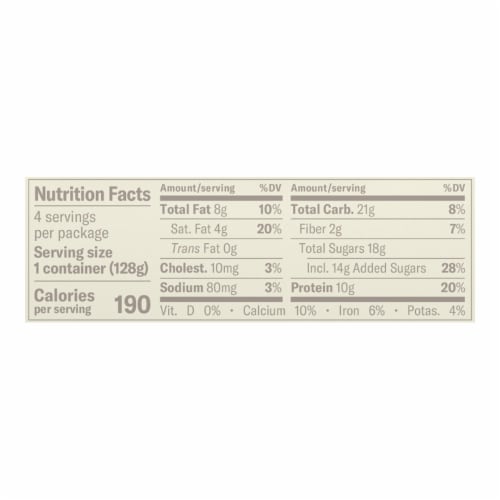 Chobani® Flip® Low-Fat Almond Coco Loco™ Chocolate Greek Yogurt Perspective: right