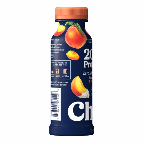 Chobani® Complete Peaches & Cream Low Fat Greek Yogurt Drink Perspective: right