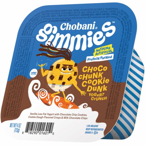 Chobani Gimmies Choco Chunk Cookie Dunk Yogurt Crunch Perspective: right