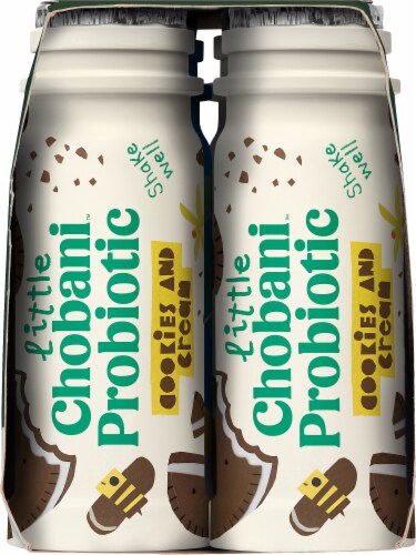 Little Chobani™ Probiotic Cookies & Cream Lowfat Yogurt Drinks Perspective: right