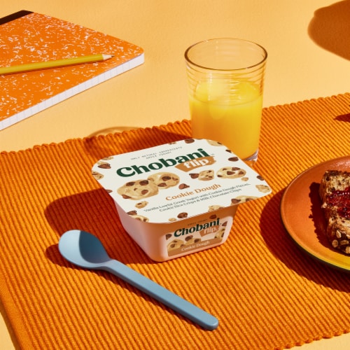 Chobani® Flip® Chocolate Chip Cookie Dough™ Low Fat Greek Yogurt Cup Perspective: right