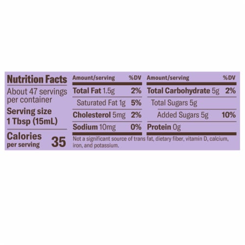 Chobani® Sweet Cream Coffee Creamer Perspective: right