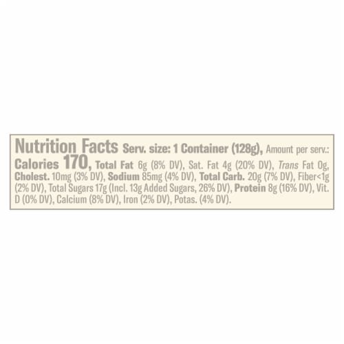 Chobani® Flip® Low-Fat Lemon Meringue Pie Greek Yogurt Perspective: right