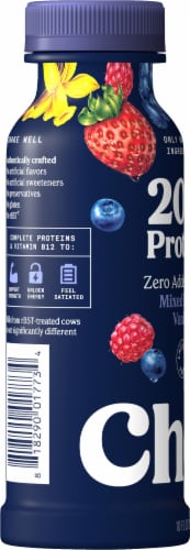 Chobani® Complete Mixed Berry Vanilla Advanced Nutrition Protein Greek Yogurt Shake Perspective: right