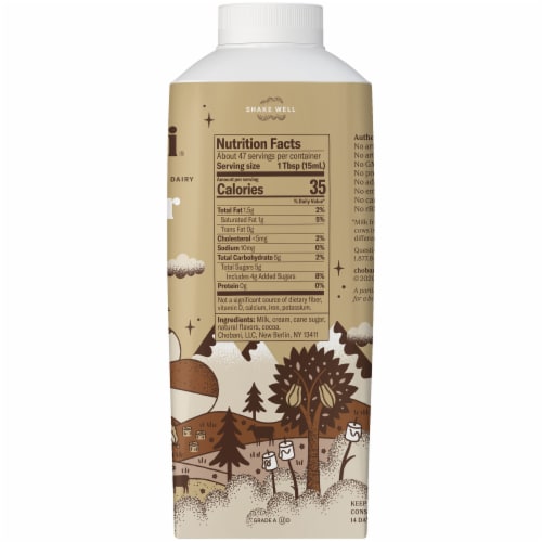 Chobani S'mores Flavored Coffee Creamer Perspective: right