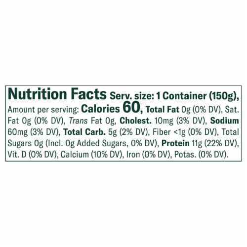 Chobani® Zero Sugar Blueberry Yogurt Perspective: right