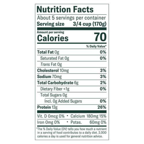 Chobani® Zero Sugar Vanilla Yogurt Perspective: right