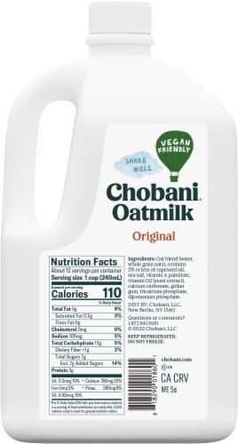 Chobani® Original Oatmilk Perspective: right