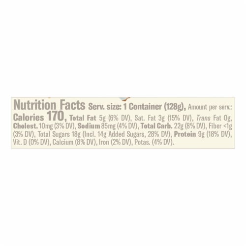 Chobani® Flip® Coconut Caramel Cookie Low Fat Greek Yogurt Cup Perspective: right
