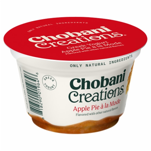 Chobani Creations Greek Apple Pie a La Mode Yogurt Cup Perspective: right