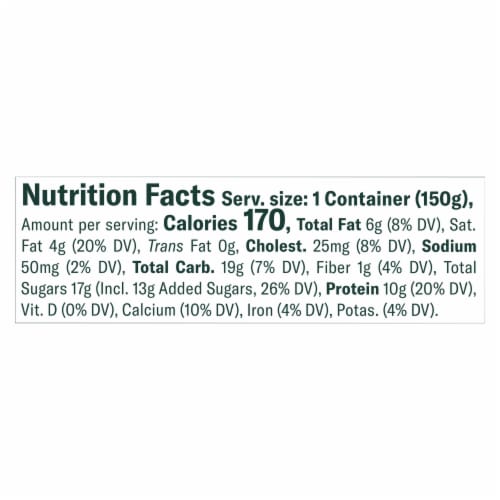 Chobani Creations Greek Mocha Tiramisu Yogurt Cup Perspective: right