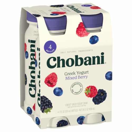 Chobani Lowfat Mixed Berry Greek Yogurt Drinks