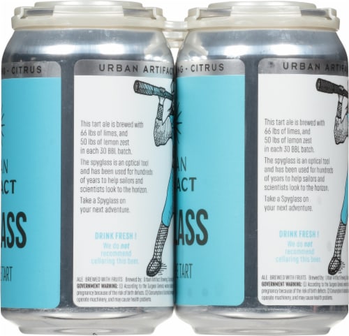 Ubran Artifact Spyglass Lemon Lime Tart Ale Beer Perspective: right