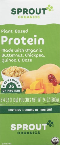 Sprout Butternut Chickpea Quinoa Date Stage 3 Baby Food Perspective: right