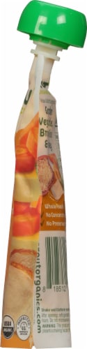 Sprout Organic® Garden Vegetables Brown Rice with Turkey Stage 3 Baby Food Perspective: right