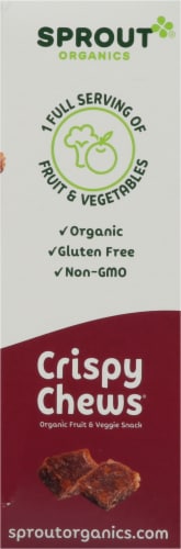 Sprout Red Fruit Beet & Berry with Crispy Brown Rice Organic Toddler Crispy Chews Snack Perspective: right