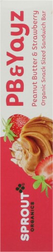 Sprout Organics PB & Yayz Peanut Butter & Strawberry Bars Perspective: right
