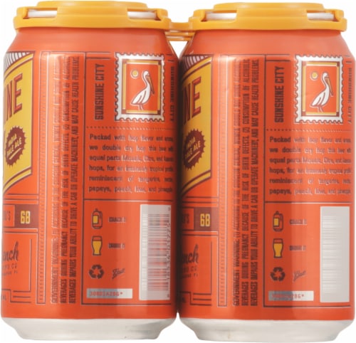 Green Bench Brewing Co. Sunshine City IPA Beer Perspective: right