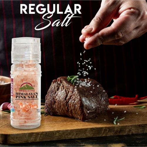 Himalayan Chef Himalayan Pink Salt & Black Pepper, Refillable Small Glass  Grinder, Set of 2, 2 Count - Fry's Food Stores