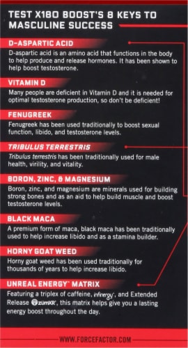 Force Factor Testosterone Booster Perspective: right