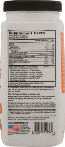 Force Factor® Fruit Splash Better Turmeric™ Extra Stength Curcumin Perspective: right