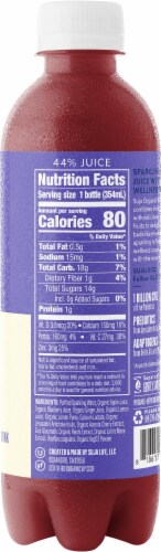 Suja® Sparkling Blueberry Ginger Cold-Pressed Juice Perspective: right