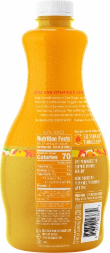 Suja Organic Citrus Immunity Cold-Pressed Juice Perspective: right