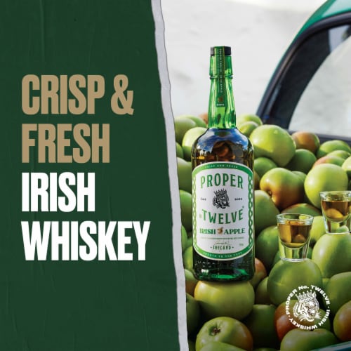 Proper No. Twelve Irish Apple Flavored Whiskey Perspective: right